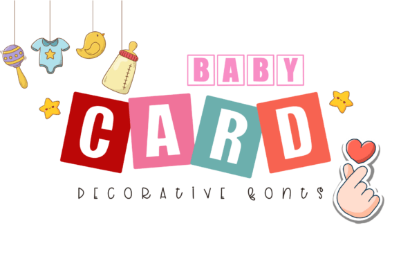 Baby Card Font for Web Design and Branding