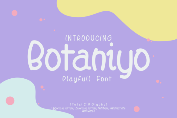 Botaniyo: A Beautiful Font for Web Design