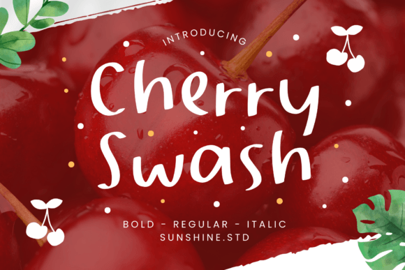 Cherry Swash: A Playful Script Font for Web Design