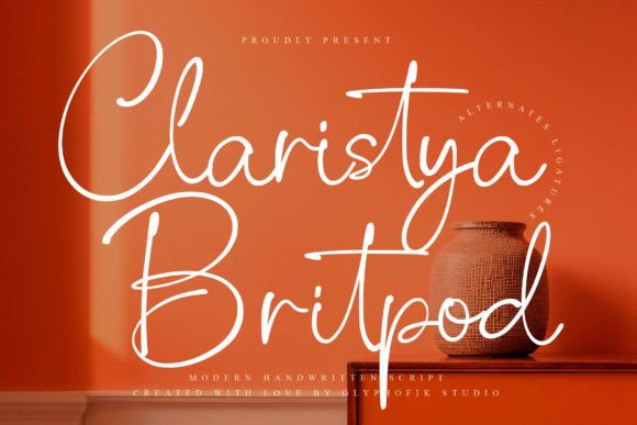 Claristya Britpod: A Font That Speaks with Grace
