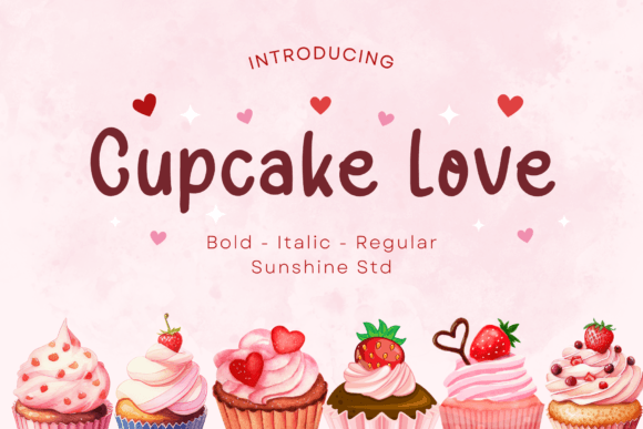 Cupcake Love Font: Sweet Typography for Creative Crafters
