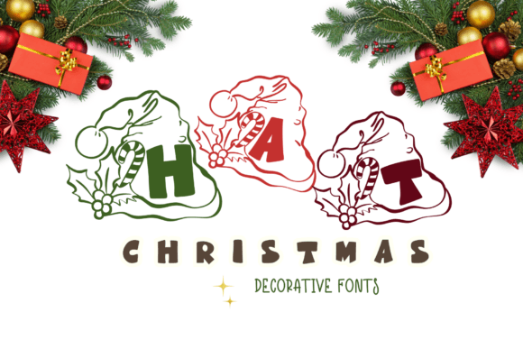 Enhance Your Craft Projects with the Hat Christmas Font