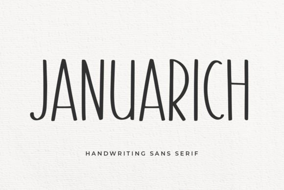 Januarich: A Cute and Friendly Sans Serif Font for Creative Projects