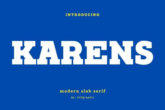 Karens Font for Professional Branding