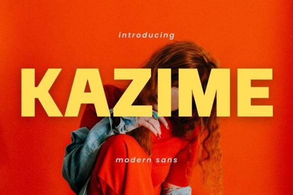Kazime Font for Modern Web Design