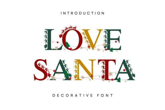 Love Santa Font for Festive Branding Projects
