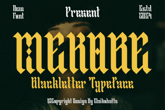 Mekobe: A Blackletter Font for Bold Branding