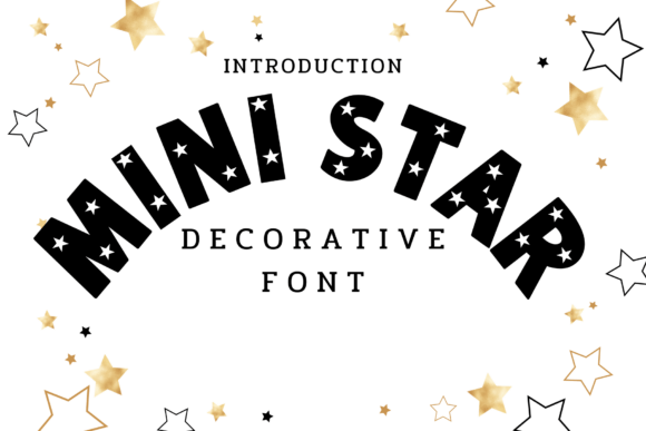 Mini Star: A Decorative Font for Digital Design