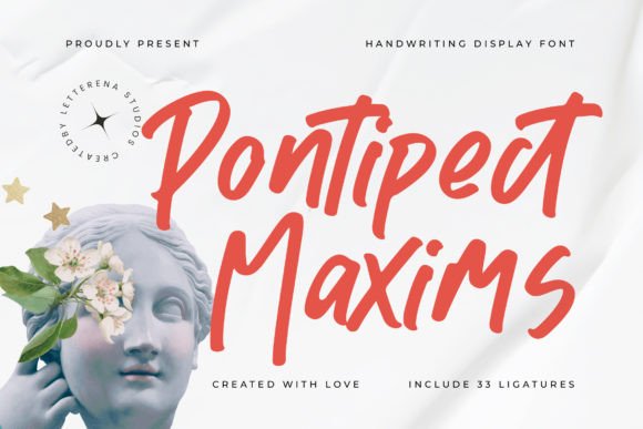 Pontipect Maxims: Elevate Your Brand with a Luxury Script Font