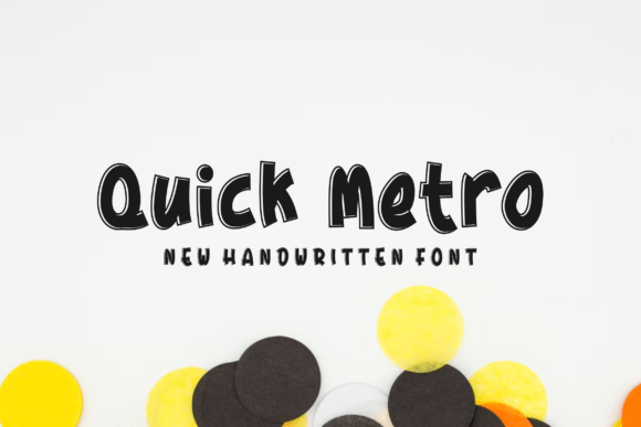 Quick Metro: A Friendly Font for Modern Web Design