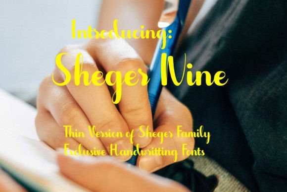 Sheger Nine: A Script Font for Powerful Digital Branding