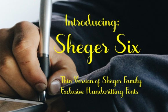 Sheger Six: A Font That Breathes Life Into Handmade Creations