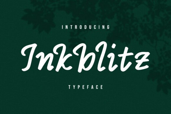 Testing Inkblitz: A Handwriting Brush Font for Real-World Branding