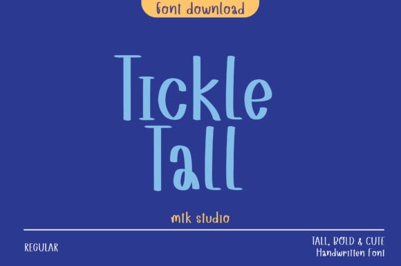 Tickle Tall Font: A Crafters’ Best Friend for Elegant Design
