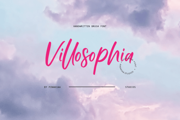 Villosophia: A Script Font for Web Design and Brand Identity