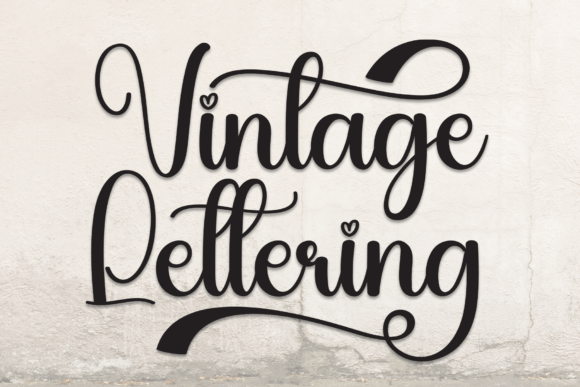 Vintage Lettering: A Warm Handwritten Font for Branding