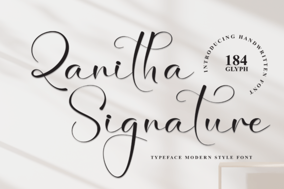 Zanitha Signature: The Font That Elevates Your Campaigns